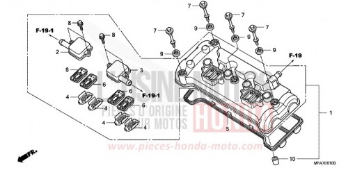 CYLINDER HEAD COVER CBF1000A7 de 2007
